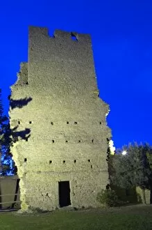The Tower. Domaine La Tour Boisee. In Laure-Minervois. Minervois. Languedoc. France