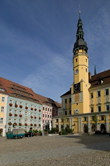 Images Dated 9th September 2004: Tower of town hall, Bautzen, Saxony, Germany