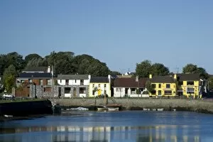 Town of Kinvarra, County Galway, Ireland, Harbour, Houses