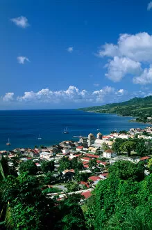 Images Dated 2nd October 2006: Town of Saint Pierre on the island of Martinique in the Caribbean Sea