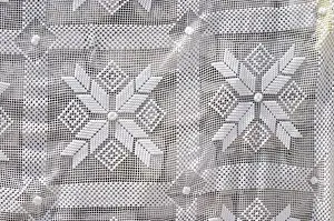 Citadel Prints: Detail of traditional embroiders cloth. Berat upper citadel old walled city. Albania
