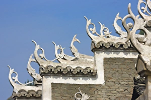 Eave Prints: Traditional house with upturned eaves, Zhenyuan, Guizhou, China