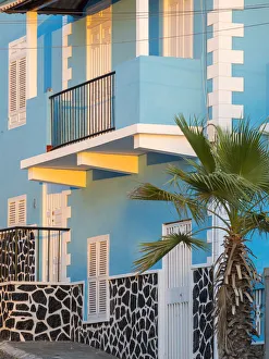 Architecture Prints: Traditional townhouse (Sobrado). Sao Filipe, the capital of the island