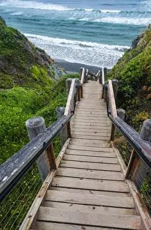 Images Dated 17th June 2012: The trail to Sand Dollar Beach, Los Padres National Forest, Big Sur, California USA