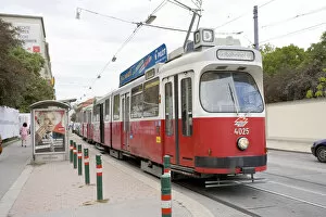 Tram in Vienna, Austria