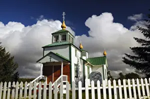 Images Dated 5th September 2012: Transfiguration of Our Lord Church; Ninilchik; Alaska; USA