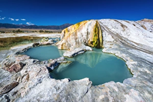 Turquoise Prints: Travertine Hot Springs, Bridgeport, California USA