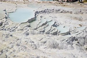 Images Dated 3rd June 2004: Travertine rocks, Pamukkale (ancient Hierapolis), Turkey