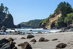 State Park Prints: Trinidad, California. The beach at Trinidad State Beach