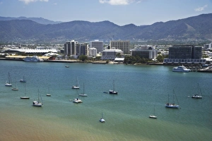 Images Dated 5th October 2007: Trinity Inlet, Cairns, North Queensland, Australia - aerial