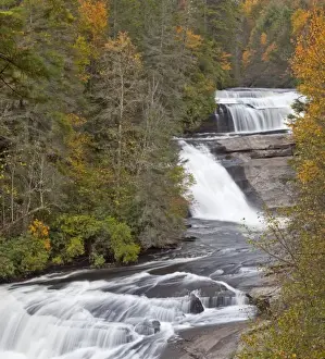South East Prints: Triple Falls on Little River in the DuPont State Forest in North Carolina