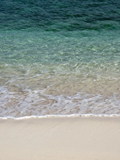 White Sand Prints: Tropical white sand beach