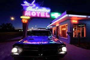 Cars Collection: Tucumcari, New Mexico, United States. Route 66