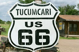 Nostalgia Prints: Tucumcari Route 66 sign, New Mexico, USA