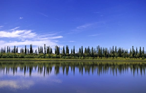 Images Dated 6th May 2008: Tundra lake, Northwest Territories, Canada