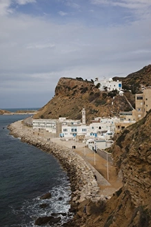 Tunisian Prints: Tunisia, Cap Bon, Korbous, small resort town