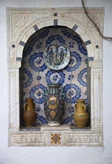 Tunisian Prints: Tunisia, Sidi Bou Said, Dar el-Annabi, 18th century, house detail