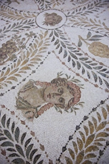 Tunisia, Tunisian Central Coast, El Jem, El Jem Museum, Roman-era mosaic