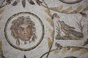 Tunisia, Tunisian Central Coast, El Jem, El Jem Museum, Roman-era mosaic