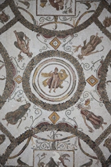 Tunisia, Tunisian Central Coast, El Jem, El Jem Museum, Roman-era mosaic