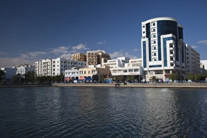 Tunisia Prints: Tunisia, Tunisian Central Coast, Sfax, port buildings, Rue de Haffouz