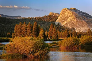 Afternoon Prints: Tuolumne Meadows and Lembert Dome, Yosemite National Park, California at sunset