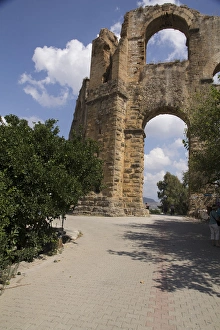 Aqueduct Prints: Turkey, Aspendos. A small town in Pamphilia, now in southern Turkey