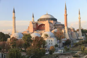 Istanbul Prints: Turkey, Istanbul. Sultan Ahmet Mosque, Sutan Ahmet Camii, Blue Mosque. Built 1609-1615 AD