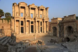 Turkey, Izmir Province, Selcuk, ancient city Ephesus, ancient world center of travel