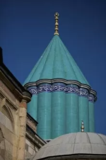 Images Dated 26th September 2005: Turkey, Konya and the Architecture of the home to the Whirling Dervish Mevlana Museum