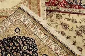 Turkey, Kusadasi. Turkish carpet workshop & showroom