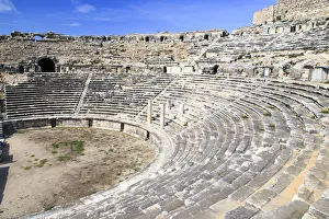 Images Dated 3rd October 2015: Turkey, West Coast Anatolia, AydAnn Province, ruins of Miletus, near the mouth of
