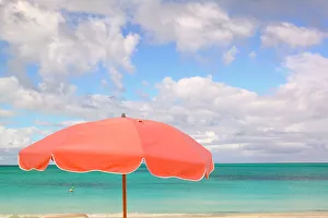 Umbrella Prints: Turks and Caicos, Providenciales Island, Grace Bay