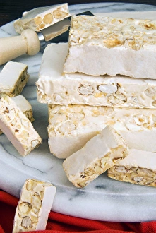 Candy Prints: Turron (Spain), torro (Catalonia), torrone (Italy) or nougat (Morocco), It is a confection
