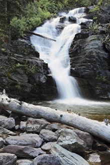Ledge Prints: Twin Falls: Glacier National Park, Montana, USA