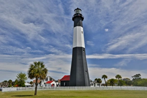 Warning Prints: Tybee Island Lighthouse just to the east of Savannah, Georgia