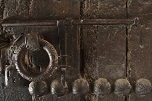 Images Dated 4th June 2009: Typical Door Fes, Middle Atlas, Morocco