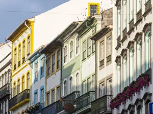 Architecture Collection: The typical facades of the houses in the historic center