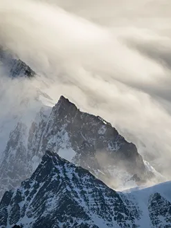 Overseas Territory Prints: Typical storm clouds over the mountains of the Allardyce Range