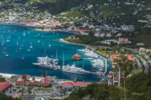 Images Dated 12th February 2017: U. S. Virgin Islands, St. Thomas. Charlotte Amalie, Havensight Yacht Harbor