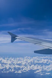 Images Dated 15th February 2017: U. S. Virgin Islands, St. Thomas. Window view from jet airliner