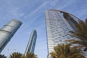 Abu Dhabi Prints: UAE, Abu Dhabi, Al Reem Island, new development area, Gate Towers