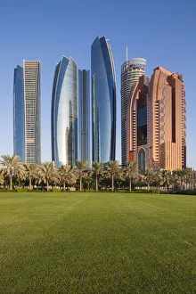 World Locations Prints: UAE, Abu Dhabi, Etihad Towers