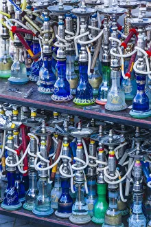UAE, Al Ain, Jabel Hafeet, Al Ains mountain, 1240 meters high, sheesha pipes