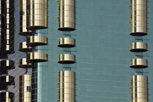 Images Dated 3rd December 2008: UAE, Dubai. Detail of Ahmed Abdul Rahim al Attar Tower