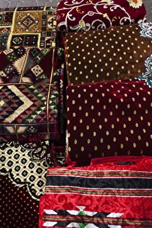 World Locations Prints: UAE, Dubai, Deira, souvenir fabric