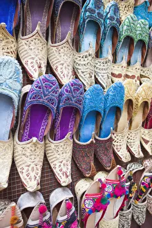 UAE, Dubai, Deira, souvenir traditional slippers