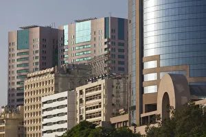 World Locations Prints: UAE, Dubai, Deira, waterfront buildings by Dubai Creek