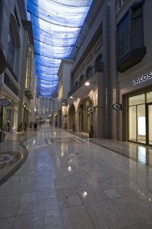 Mall Prints: UAE, Dubai. Dubai Mall interior with rainwater on the floor