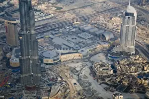 Mall Prints: UAE, Dubai. Lower part of the Burj Dubai Hotel near The Address Hotel Dubai Mall